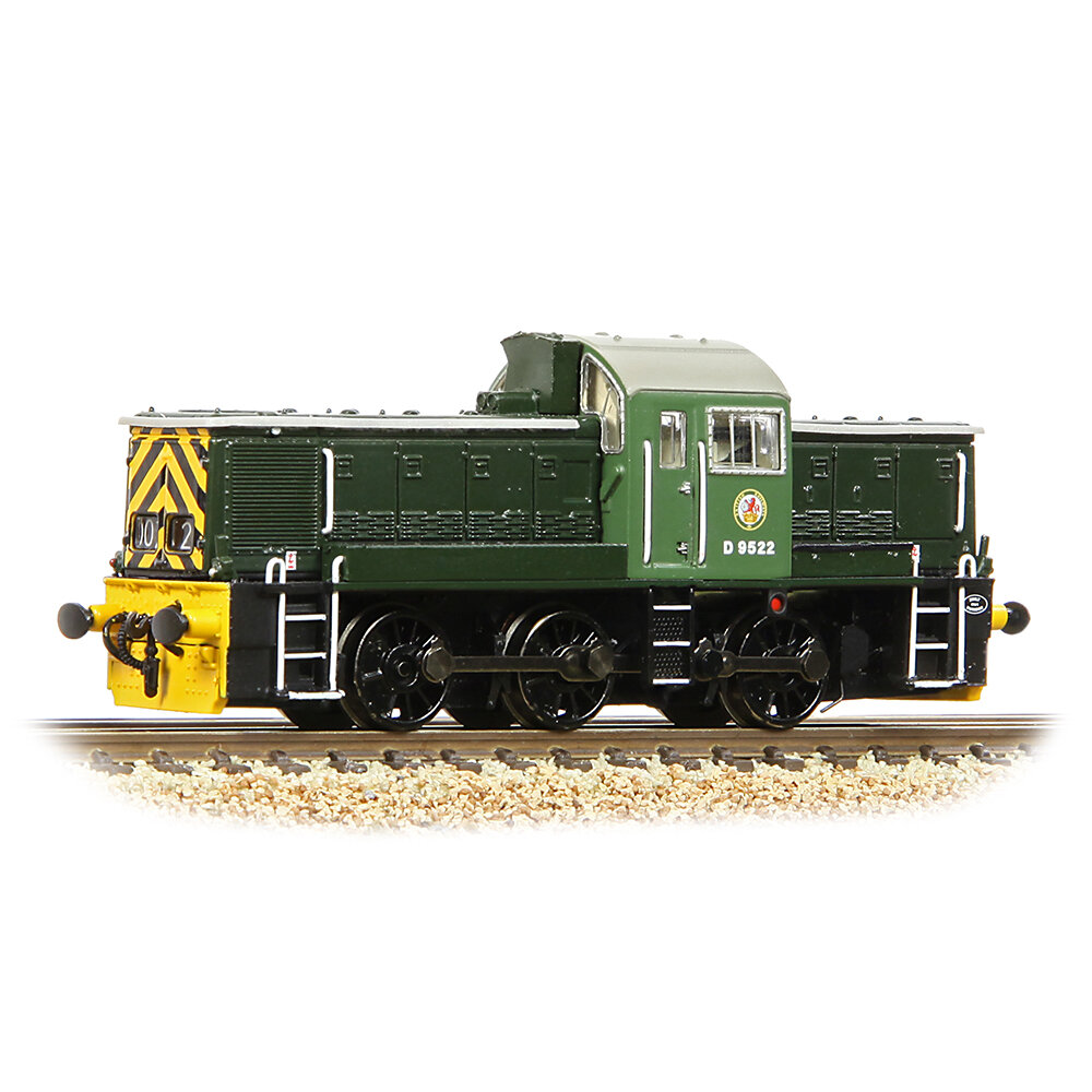 Class 14 D9522 BR Green (Wasp Stripes)